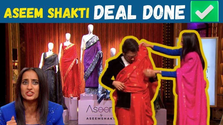 E16 Shark Tank India-4 Aseem Shakti: Saree which can be worn in 15 seconds, which has pocket, Anupam gave ₹ 50 lakh funding